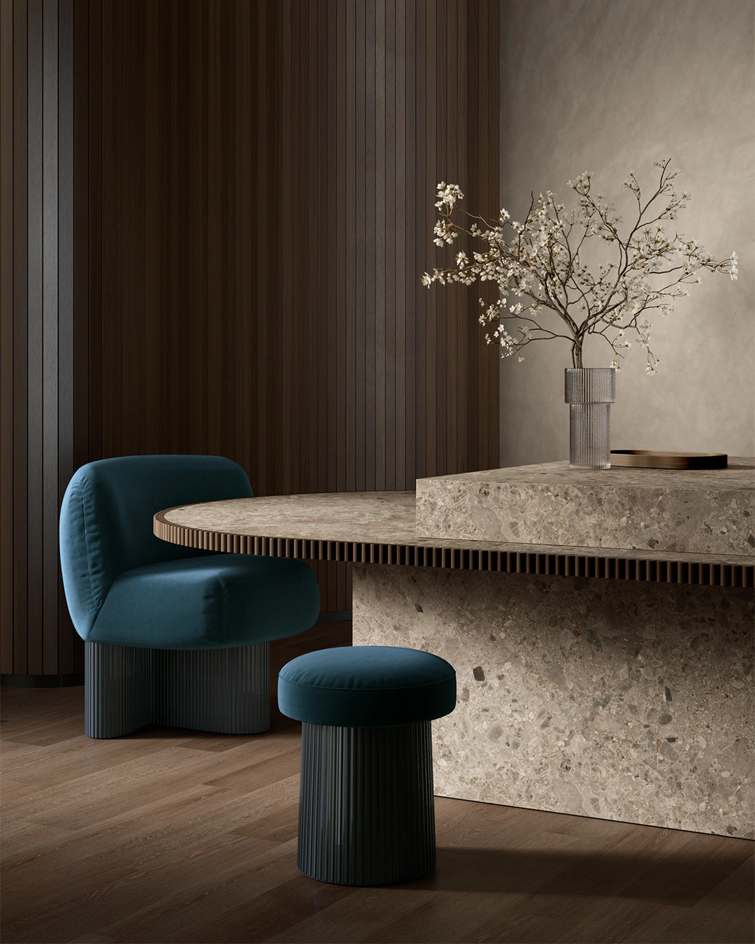 Countertops Stone Effect - Ceppo Varese Dining