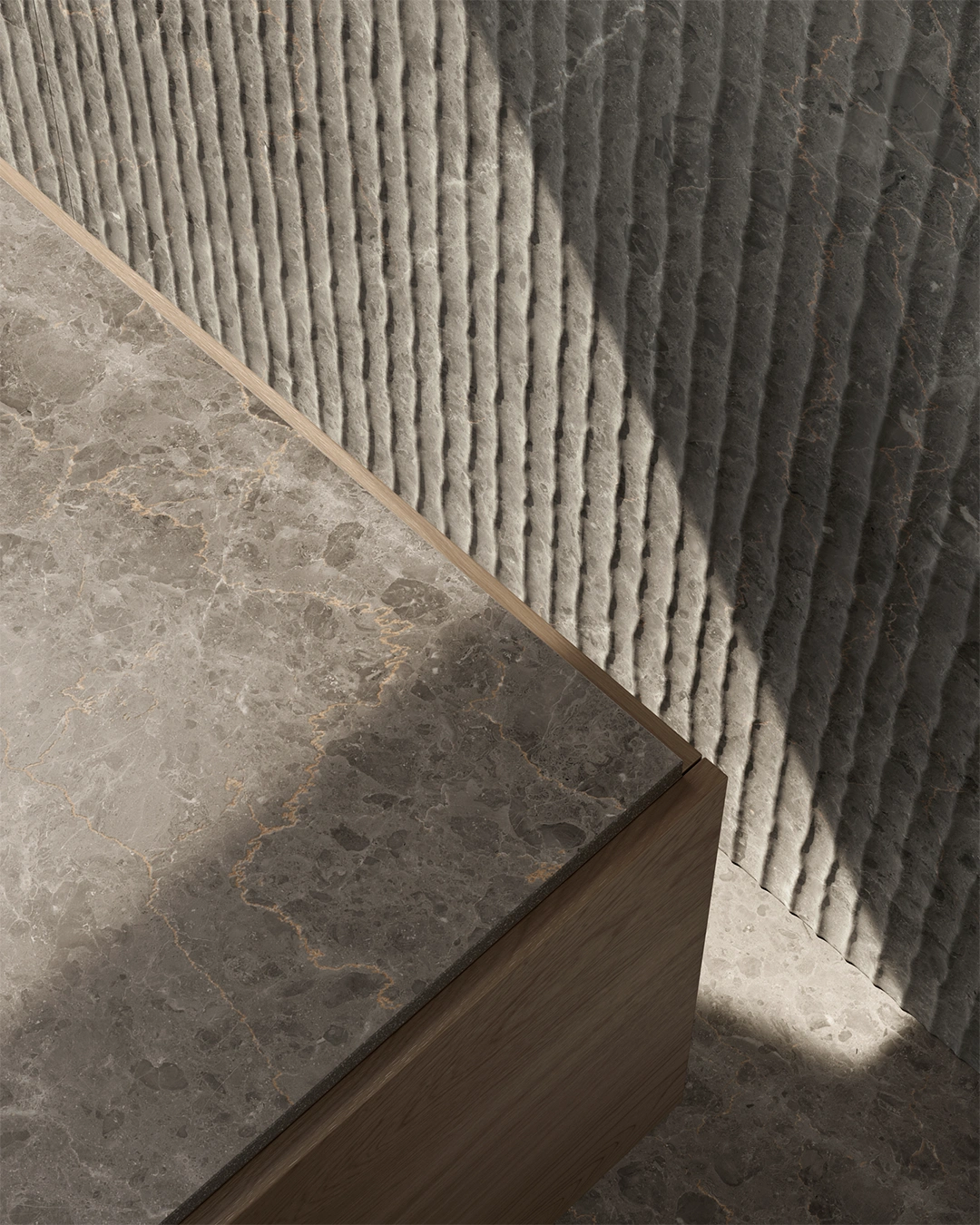 Countertops Stone Effect - Grigio Savelli Finish