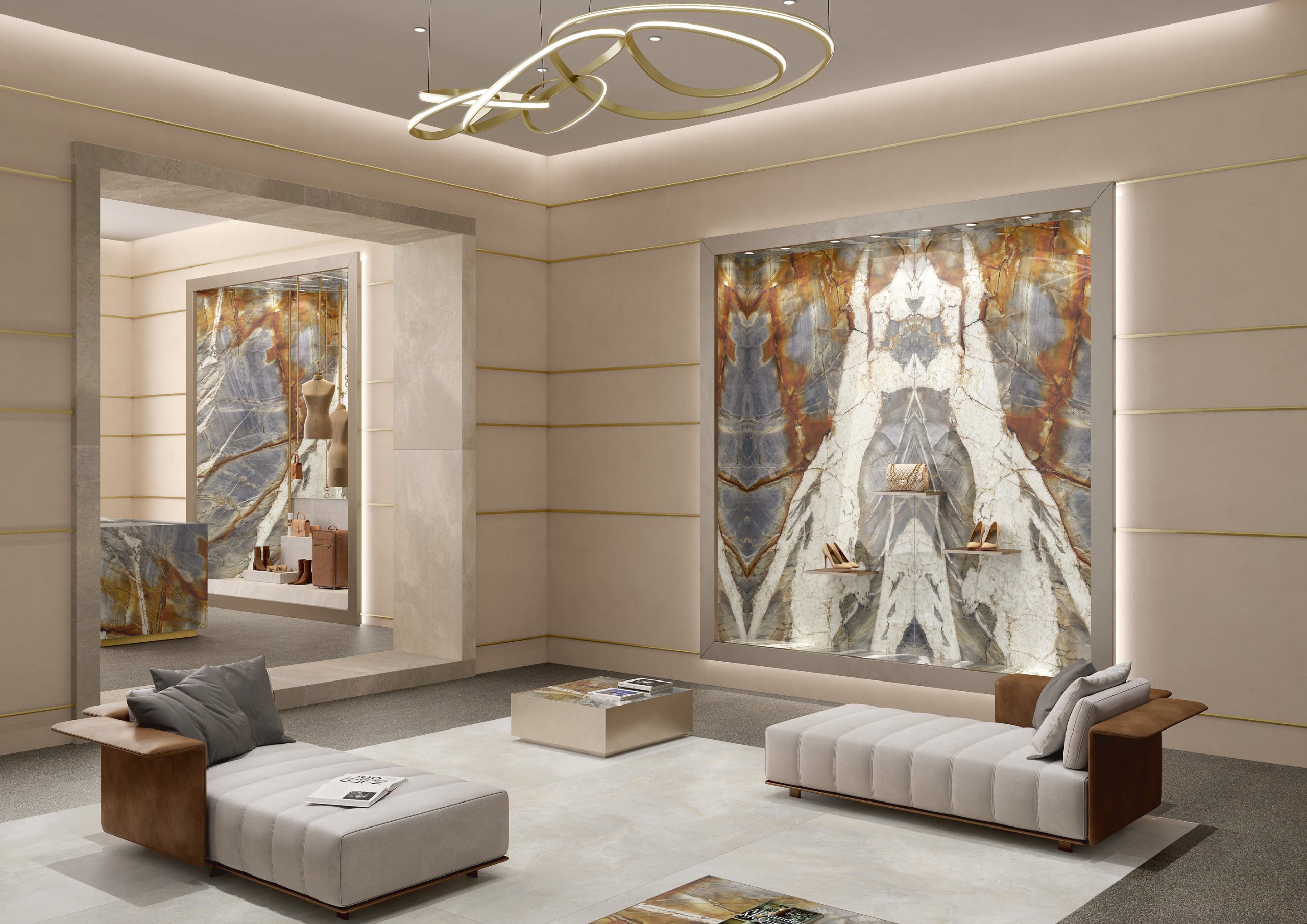 Maximum Blue Tempest porcelain slab