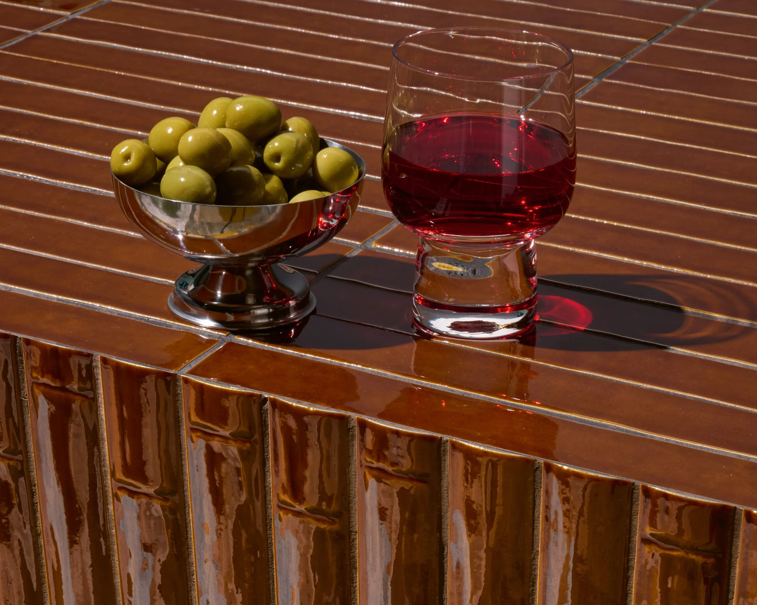 Accent Tiles - Milano 70 Cognac Plain & Bamboo